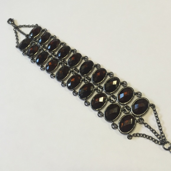 Lia Sophia Brown Jewel Bracelet