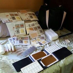 Mary Kay leather bag with tons of samples