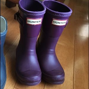 Purple toddler Hunter Boots