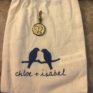 Chloe + Isabel charm initial V