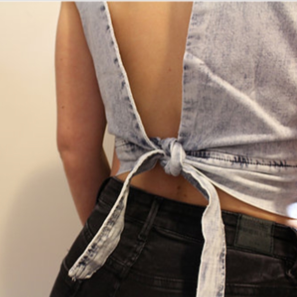 CLEARANCE // True Blue Denim Crop - Picture 2 of 4