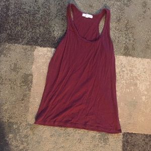 Maroon tank top
