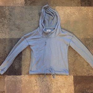 Blue hoodie