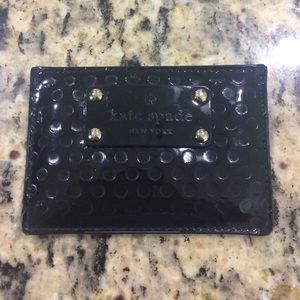 Black Kate Spade card holder
