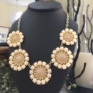 Cream colored Statement necklace