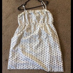 Jcrew Black and White Dress