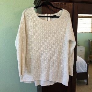 Cream sweater