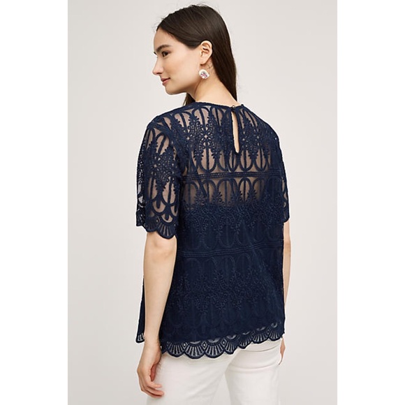 Anthropologie Lace Top - Picture 2 of 4