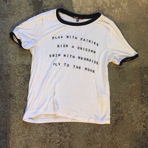 White graphic tshirt