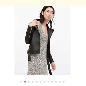 *ON HOLD* Zara *REAL* Leather Moto Jacket
