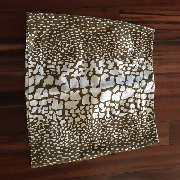 J Crew Python Print Mini Skirt Size 0 - image 3