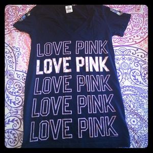 Pink VS tee shirt