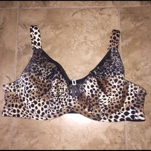 Leopard print bra