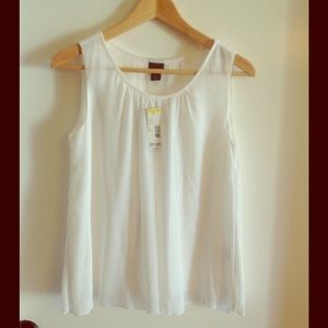 White tank blouse, Small