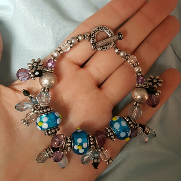Cute Flower Charm Bracelet
