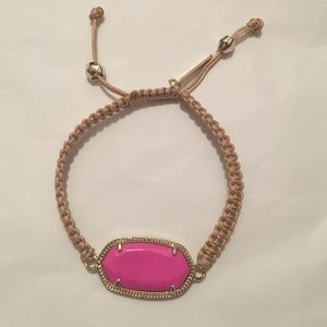 Kendra Scott hot pink vintage adjustable bracelet