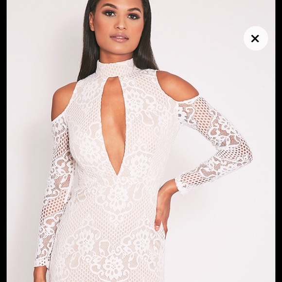 Missguided Dresses & Skirts - premium lace tassel bodycon dress