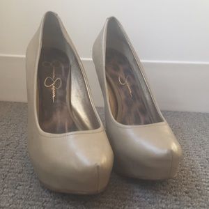 Sz 6.5 Jessica Simpson 'Francesca' nude pump