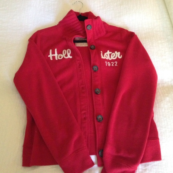 Red Hollister Sweater