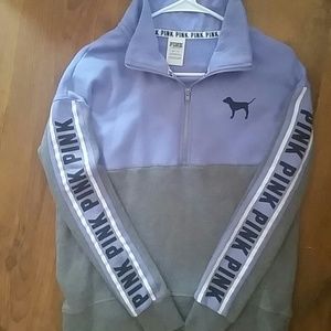 ❌Traded❌VS PINK Half Zip