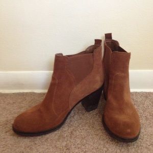 Suede booties