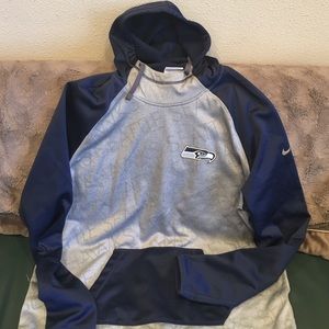 NIKE Seahawks Super Bowl 50 Thermal Fit hoodie