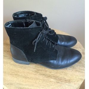 BLACK ANKLE BOOTS