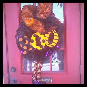 Halloween Witch Wreath