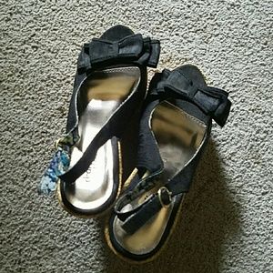 Lightly worn Charlotte Russe wedges