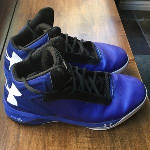 Men's Royal Blue Under Armour athletic shoes