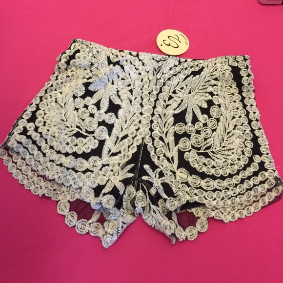 Lace shorts