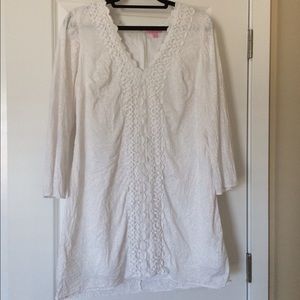 Lilly Pulitzer Tunic Dress- white size large