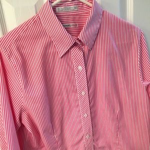 Foxcroft Sport Pin-stripped Button-Down Shirt