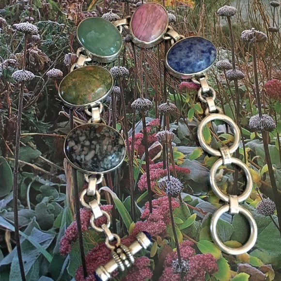 Sterling Silver Earthstone Bracelet