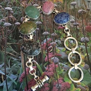 Sterling Silver Earthstone Bracelet