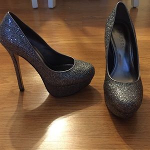 Sparkly high heels