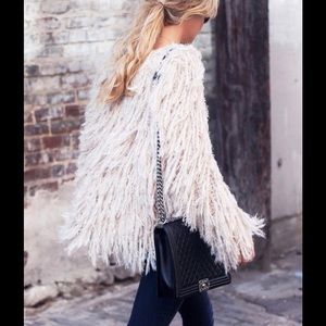 FREE PEOPLE SHAGGY CARDI JACKET