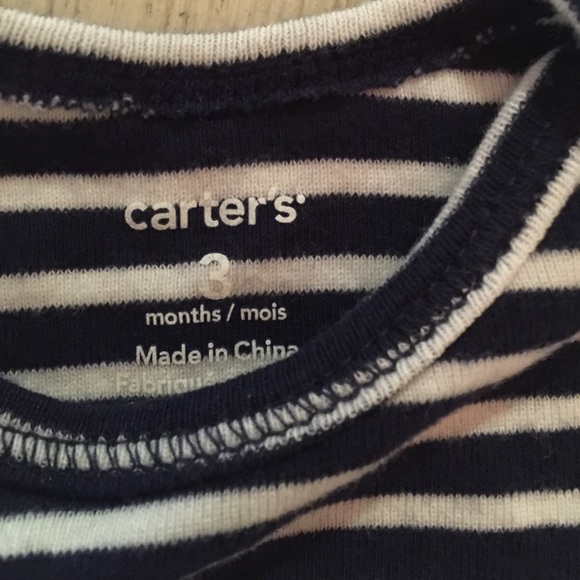 Overall shorts & striped tee - Picture 3 of 4