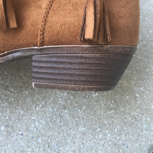 ❗️final price ❗️Cute tan faux suede booties - Picture 4 of 4