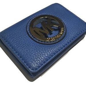 ✨Michael Kors Fulton Navy Card Case✨