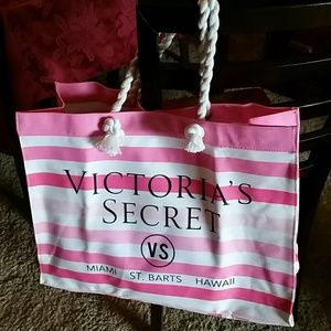 Victoria Secret beach tote! NWOT!