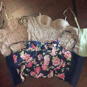 3 Corset tops for 10!