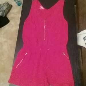 Red romper