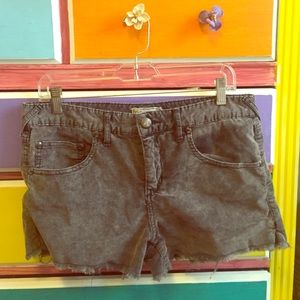 Free people brown corduroy shorts