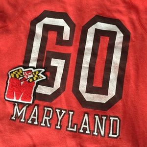 PINK Victoria's Secret Tops - VS PINK UMD Go Maryland red zip-up hoodie PINK Victoria's Secret Tops - VS PINK UMD Go Maryland red zip-up hoodie