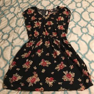 Rose Patterned Dress