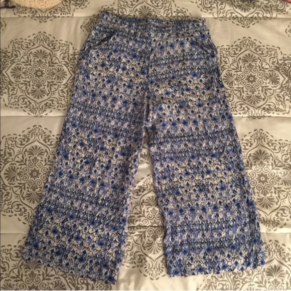 Wide leg crop pants - Picture 2 of 4