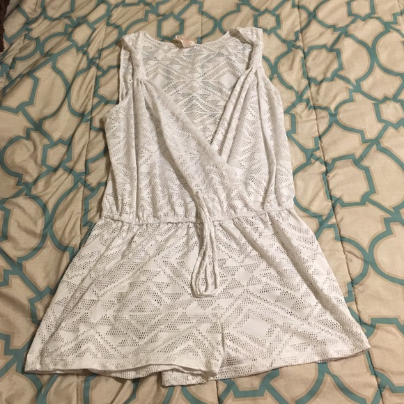 White Pool Cover Up