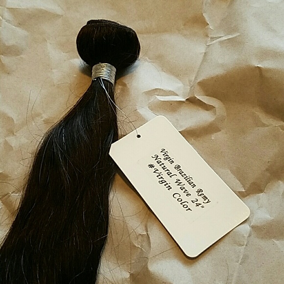 virgin brazilian remy natural wave 24" hair - Picture 1 of 3