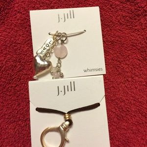 All New JJill Necklace & Charms - 2 "Life is Good"